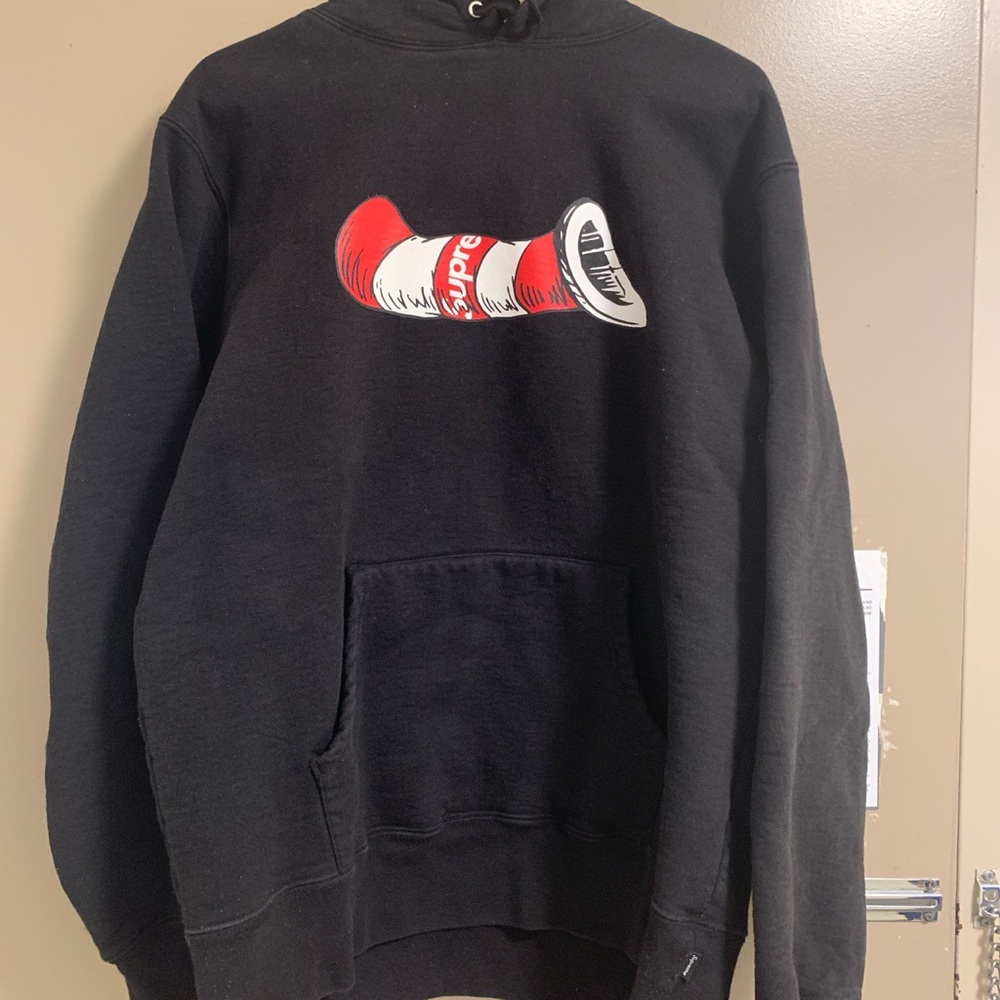 FW18 SUPREME CAT IN THE HAT HOODIE